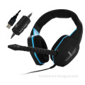 Virtual 7.1 Surround Sound USB PC Gaming Headset Headphone with Mic Volume Control LED logo Light